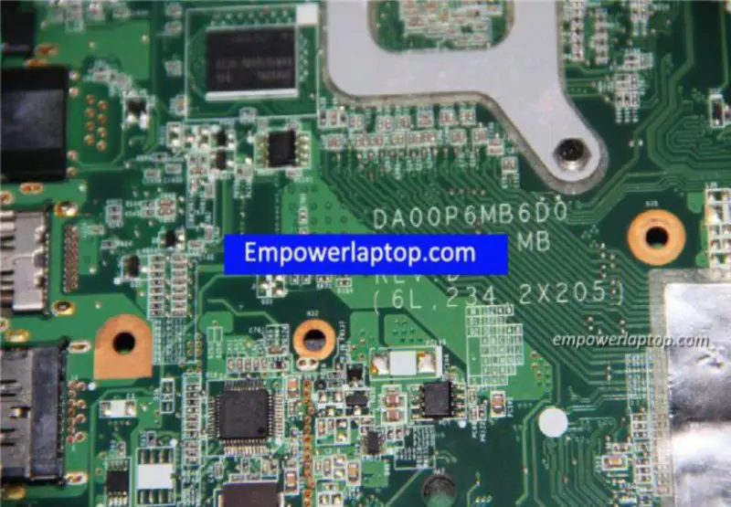 HP 517837-001 Presario CQ61 G61 DA00P6MB6D0 Scheda madre