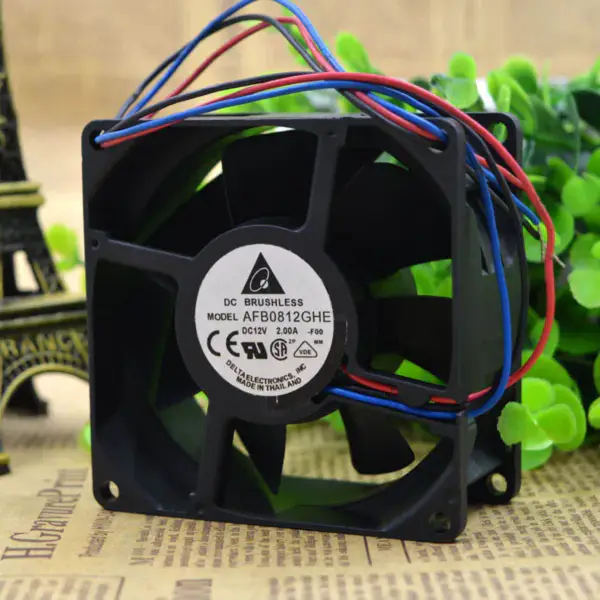 Delta AFB0812GHE-F00 Ventilatore CC 12VDC 80X80X38MM