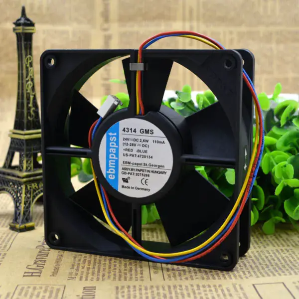 ebmpapst TYP 4314GMS 24V 2,6W 120*120*323-ventola a filo