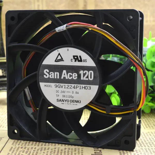 Sanyo 9gv1224p1h03 12cm 12038 24v 0,8A ventilatore