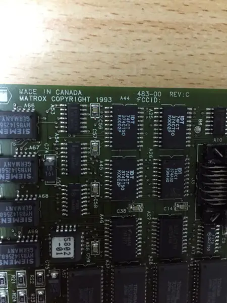Scheda madre MATROX 483-00 REV:C
