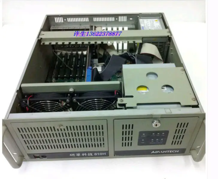 Scheda madre industriale Advantech IPC-610H 610L PCA-6006/6187/P4 2,8/1G/ 80G