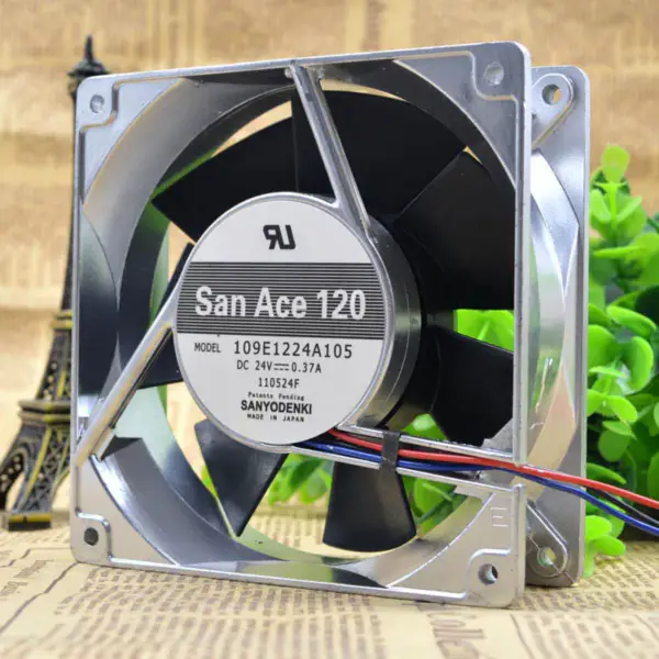 Ventilatore Sanyo 109E1224A105 24V 0,37A 12cm 12038
