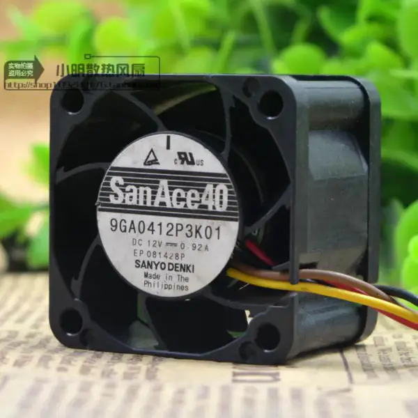 Sanyo 9GA0412P3K01 Ventola 4CM DC12V 0,92A 4028