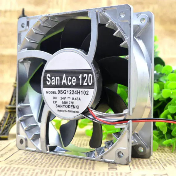 Sanyo 12038 12CM 9SG1224H102 24V 0,46A ventilatore