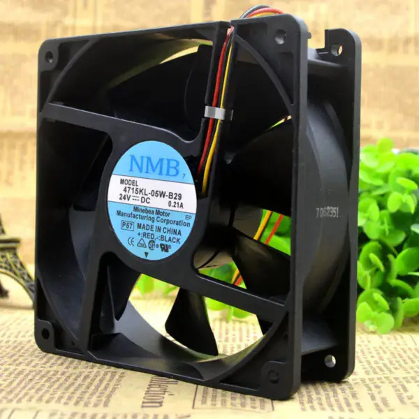 NMB 12038 24V 0,21A 4715KL-05W-B29 Ventola 12CM
