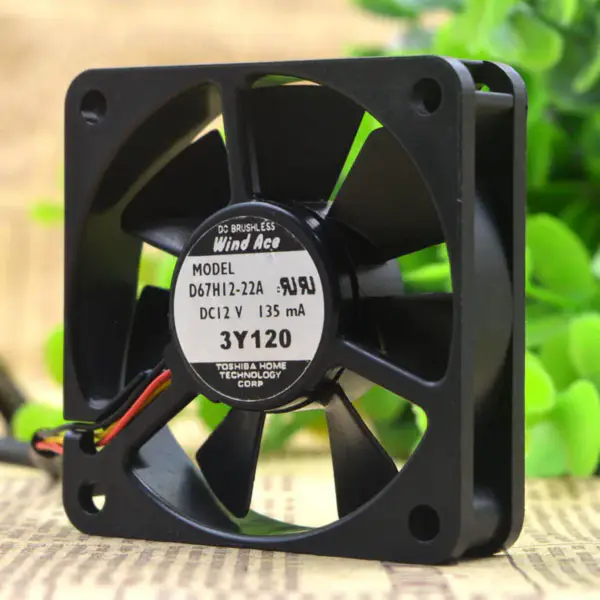 Ventilatore YASKAWA Wind Ace D67H12-22A 12V 135mA 6CM