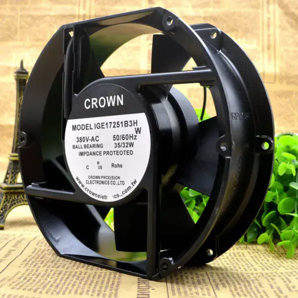 CROWN IGE17251B3H 380V 35/32W Ventilatore 17CM