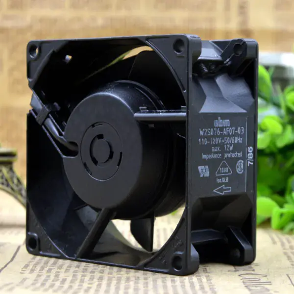 EBM W2S076-AF07-03 Ventilatore 8CM 8038 110V 12W