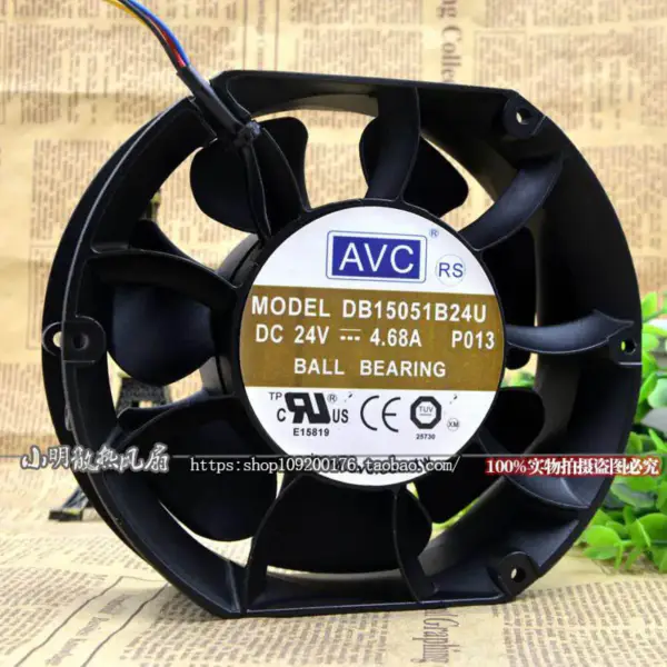 AVC DB15051B24U 15*17cm 24V 4,68A 17251 ventilatore