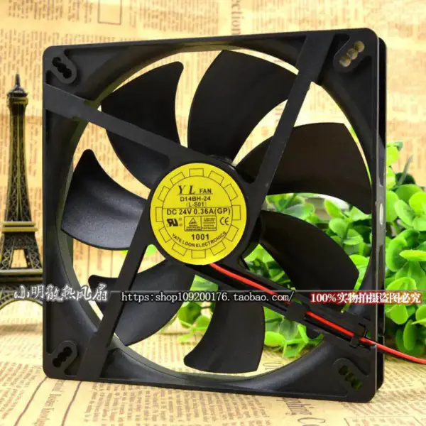 YATE LOON Y.L.FAN D14BH-24 14025 Ventilatore 14cm 24v 0.36a