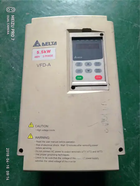 Serie Delta VFD-A VFD055A43B 380v 5,5kw