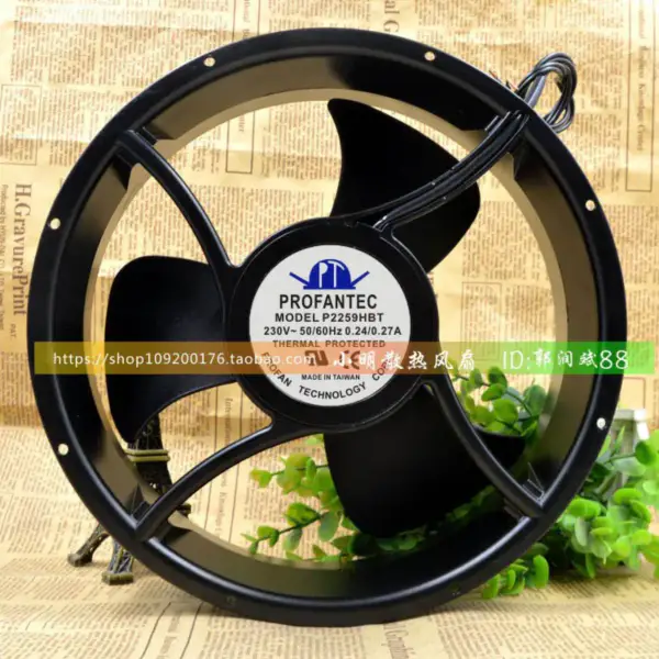 PROFANTEC P2259HBL 25489 254*89MM Ventilatore 230V