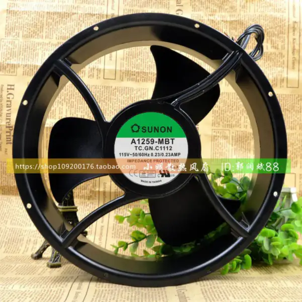 SUNON A1259-MBT TC.GN 25489 25,4CM 115V 0,23A ventilatore