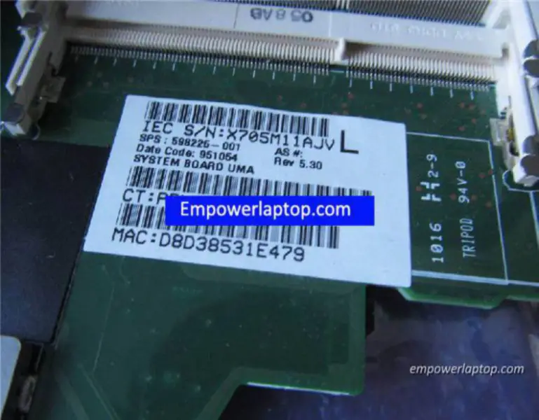 Scheda madre HP DV5 DV5T 598225-001