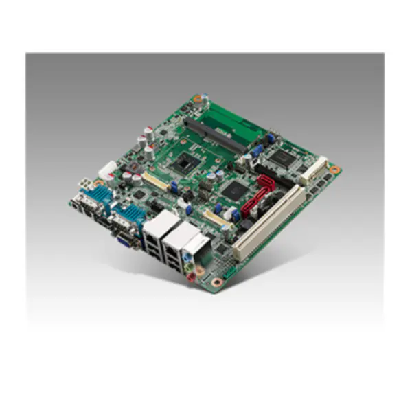 Advantech In-tel Atom D2550 Mini-ITX con CRT/2LVDS, 6COM e doppia porta LAN