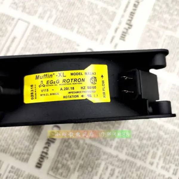COMAIR ROTRON MX2A3 12038 115v 0,20A ventilatore