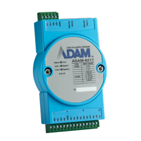 Modulo Modbus TCP di ingresso analogico isolato a 8 canali di Advantech ADAM-6217-AE