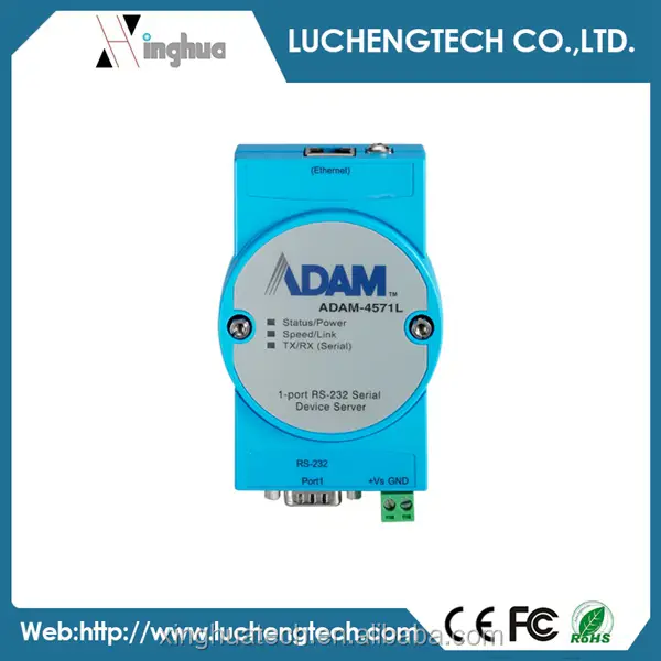 Server di dispositivi seriali RS-232 a 1 porta di Advantech ADAM-4571L-DE