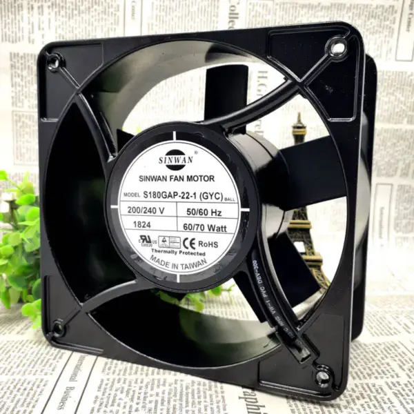 SINWAN S180GAP-22-1 17689 200V 17,6CM 60W ventilatore