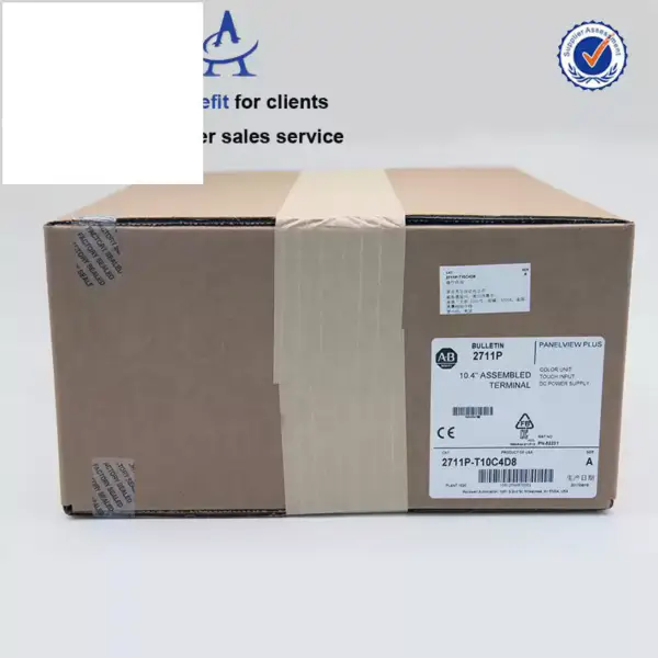 2711 Serie P Panelview Allen Bradley Plc HMI Touch Screen Package Industrial Ect Panelview 6 Plus