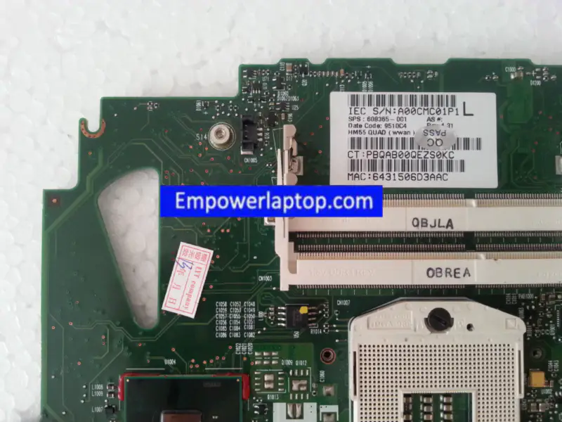 Scheda madre HP 608365-001 envy 14