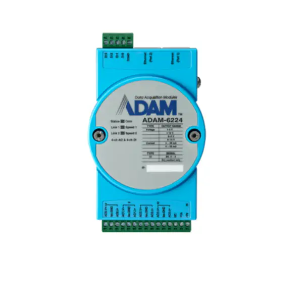 Modulo Modbus TCP di uscita analogica isolata a 4 canali di Advantech ADAM-6224-AE