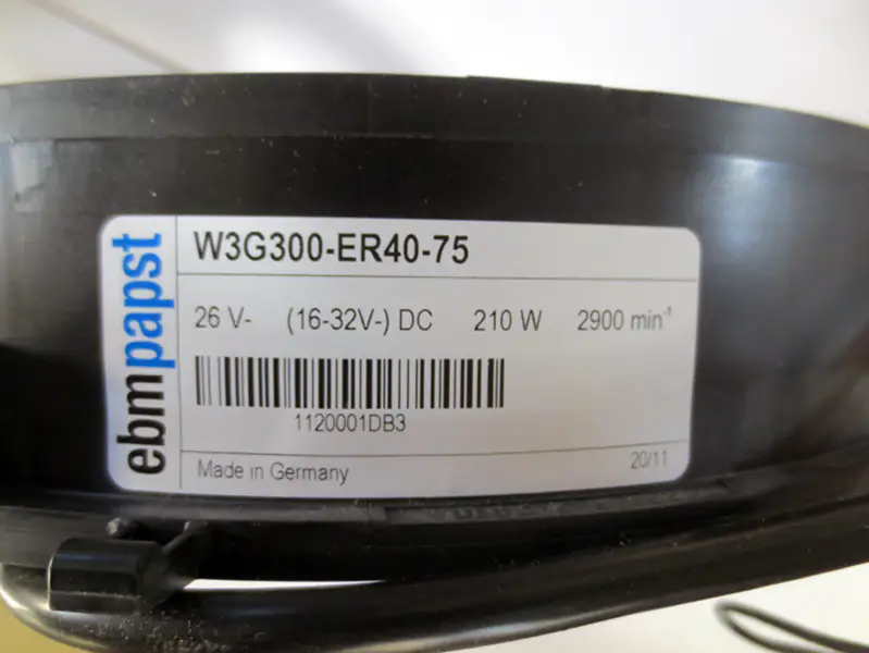 Ventilatore Ebmpapst W3G300-ER40-75