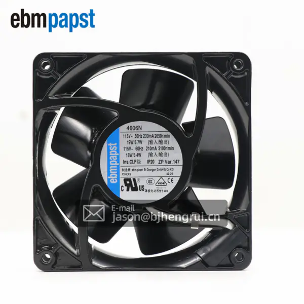 12038 180m3/h 115V 18W 4606N UPS Power Supply Network Cabinet Dedicated Tube Axial All Metal Cooling Fan