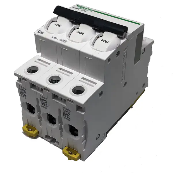 Interruttore miniaturizzato SCHNEIDER ELECTRIC IC60N 3P 6A curva D