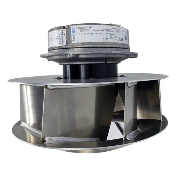 Ebm papst EC230V 448W 2.8A 3000 rpm R3G250-AT39-71 volute fan R3G250-AD63-22