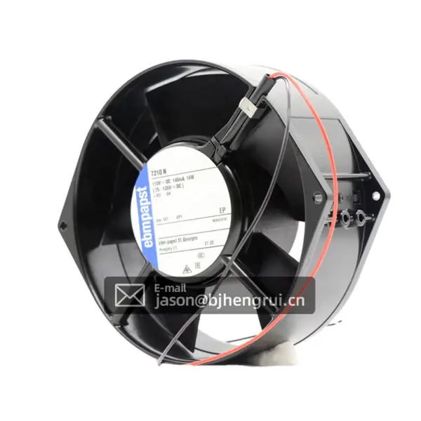ebmpapst axial fan 7210N-181 110V AC 16W Rail Transit UPS Machine Cooling Fan