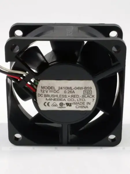 2410ML-04W-B59 12V 0,26A Ventola a doppia sfera originale NMB-MAT 6025 6CM
