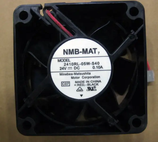 NMB-MAT 2410RL-05W-S40 Ventilatore inverter a 2 fili DC 24V 0,10A 6025