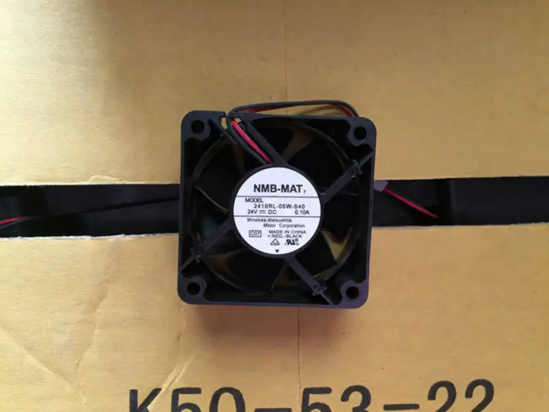 NMB-MAT 2410RL-05W-S40 Ventilatore inverter a 2 fili DC 24V 0,10A 6025