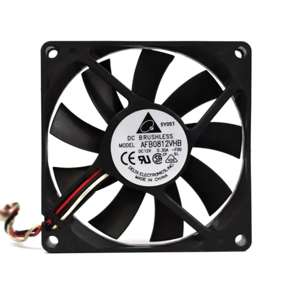 Delta 8CM 8025 12V 0.41A AFB0812VH chassis alimentazione scheda madre rilevamento ventola di raffreddamento