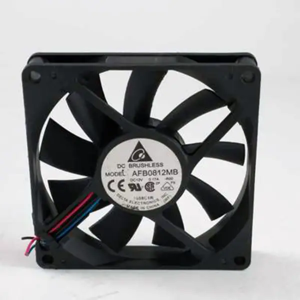 Delta AFB0812MB 8015 12V 0,17A 8CM 8cm ventola di raffreddamento a sfera silenziosa a 2 fili