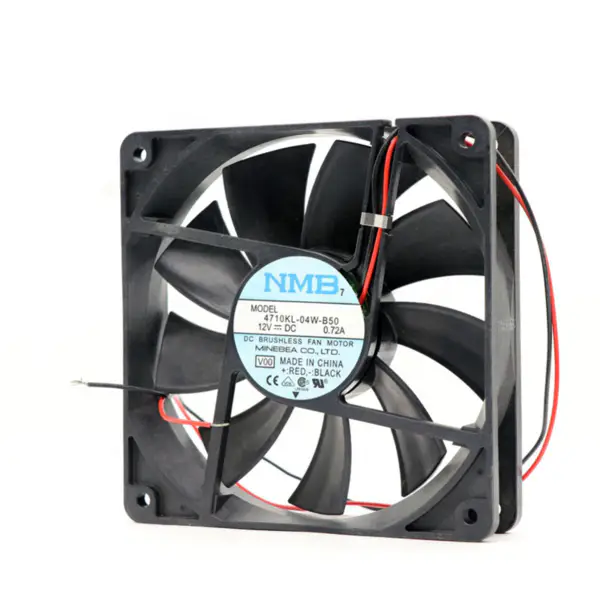 NMB 12CM DC12V 0,72A 4710KL-04W-B50 ventola di raffreddamento del telaio a grande volume d'aria