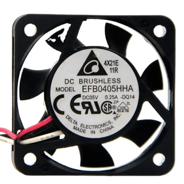 Original Delta EFB0405HHA 5V 0.19A 0.95W 4CM 4010 7000RPM 8.09CFM Double Ball Cooling Fan