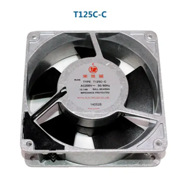 Original Japan ROYAL T125C-C 12038 200V 15W 120*120*38mm Axial Cooling Fan