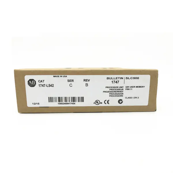 Controllo automazione industriale Allen Bradley SLC 500 1747 Procesador 1747-L542