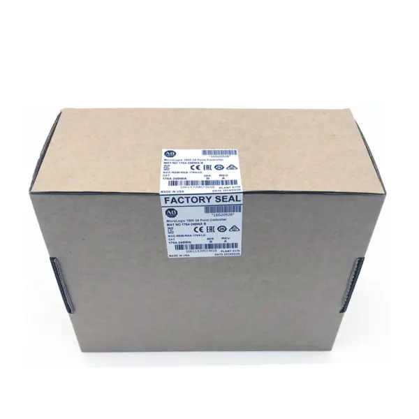 Controllo dell'automazione PLC Rockwell Micrologix Controllore Allen Bradley Micro Logix 1500 24 Ponit 1764-24BWA