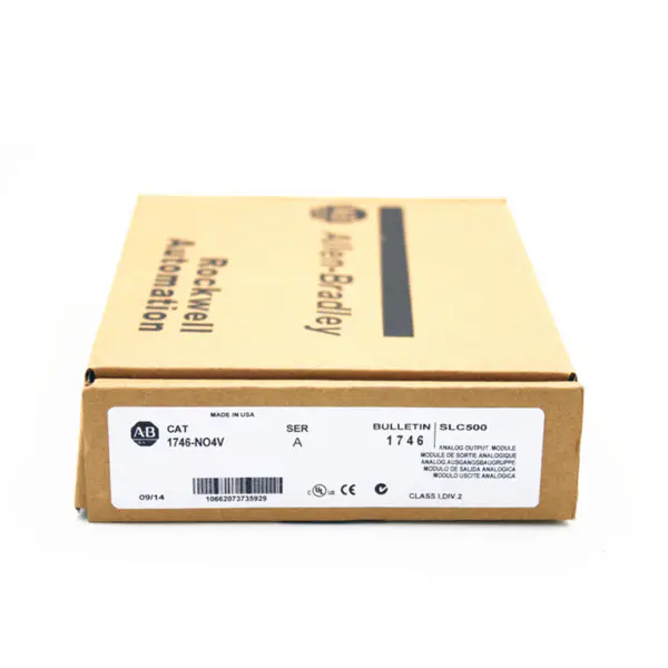Allen-bradley Rockwell Automation Stampaggio a iniezione analogico semplice PLC unitario Stock Allen Bradleu 1746-NO4V