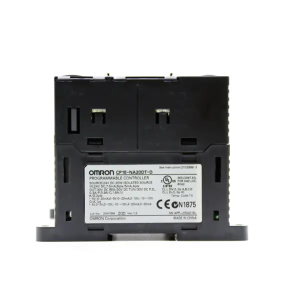 Controllore di macchina di automazione Omron PLC CP1E N20 Modulo CPU CP1E-NA20DT-D