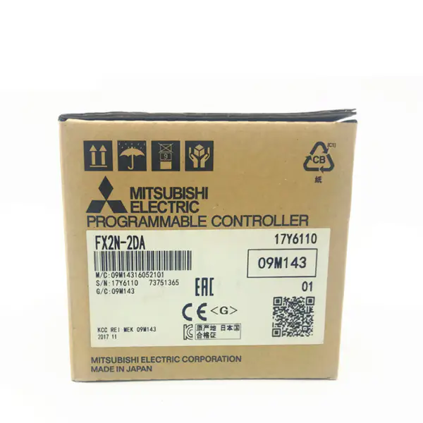 Vendita calda Mitsubishi FX2N Serie PLC FX2N 2DA Modulo di uscita analogica FX2N-2DA