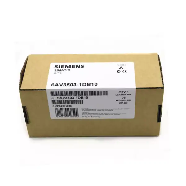 Pannello Siemens SIMATIC OP3 6AV3503-1DB10