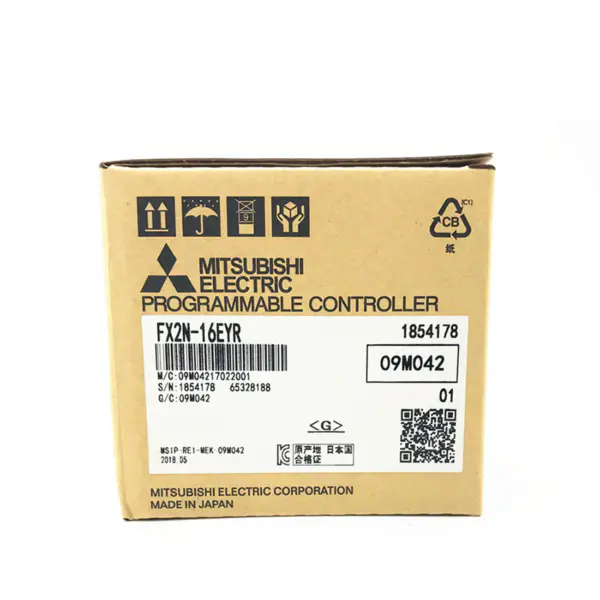 Mitsubishi FX 2N 16EYR Controllo PLC FX2N Unità di estensione dell'uscita FX2N-16EYR