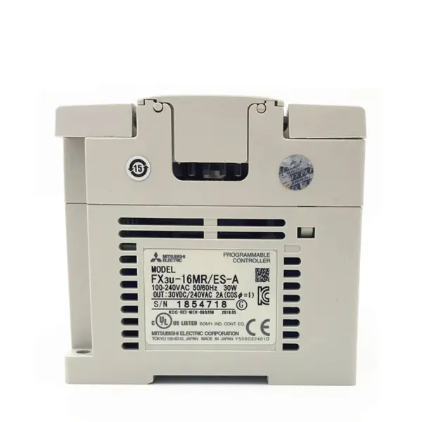 FX3U-16MR/ES-A Mitsubishi FX3U-16 FX3U-16M FX3U-16MR FX3U 16MR ES A Unità principali PLC con 16 I/O