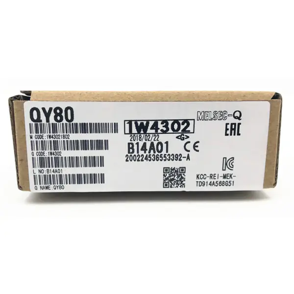 PLC Mitsubishi Melsec serie Q Unità di uscita a transistor a 16 punti QY80