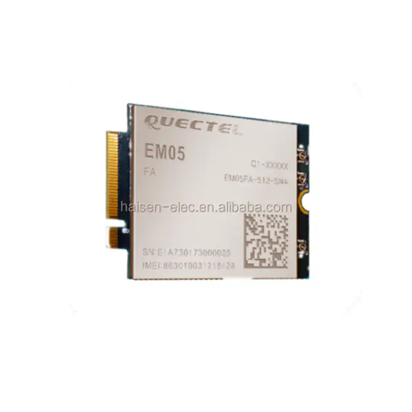 Modulo LTE Advanced di categoria 20 ottimizzato appositamente per le applicazioni M2M IoT Adottando la norma 3GPP Rel. 13 LTE MODULE EM20